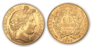 10 frs Cérès 1899 A (Paris)