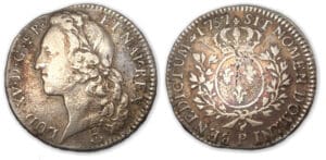 Louis XV - Demi-écu au bandeau 1757 P (Dijon)