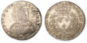 Louis XV - Demi-écu aux lauriers 1727 Y (Troyes)
