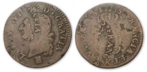 Louis XVI - Sol 1783 K (Bordeaux) Double frappe