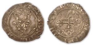 Charles VI - Gros florette (Angers)