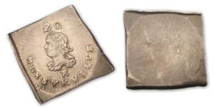 Siège de Tournai - monnaie obsidionale de vingt sols Siège de Tournai - monnaie obsidionale de vingt sols