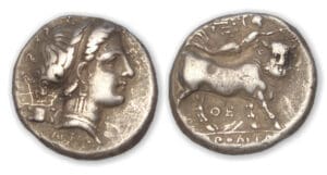 CAMPANIE - Didrachme - Naples (325-241 av. J.-C.) 