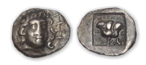 CARIE - Rhodes - Hémidrachme (165-88 av. J.-C.)