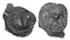 BELLOVAQUES - Bronze à oiseau, “type de Vendeuil-Caply”