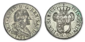 Italie - Sardaigne - Victor Amédé III 20 sols 1795