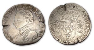 Charles IX - Teston 2 ème type 1563 M (Toulouse)