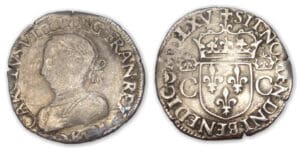 Charles IX - Teston 2 ème type 1565 K (Bordeaux)