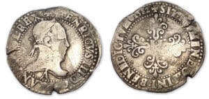 Henri III - Franc au col plat 1582 A (Paris)