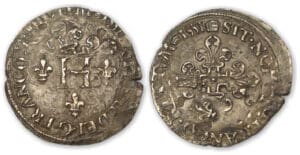 Henri II - Gros de 3 blancs de NESLES 1551 A (Paris)