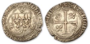 Louis XII - Grand-blanc à la couronne (Lyon)
