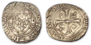Charles VIII - Blanc à la couronne (Tours)