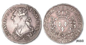 Louis XVI - Demi-écu aux lauriers 1792 A (Paris)