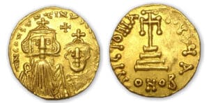 Constans II - Solidus (641-668, Constantinople)