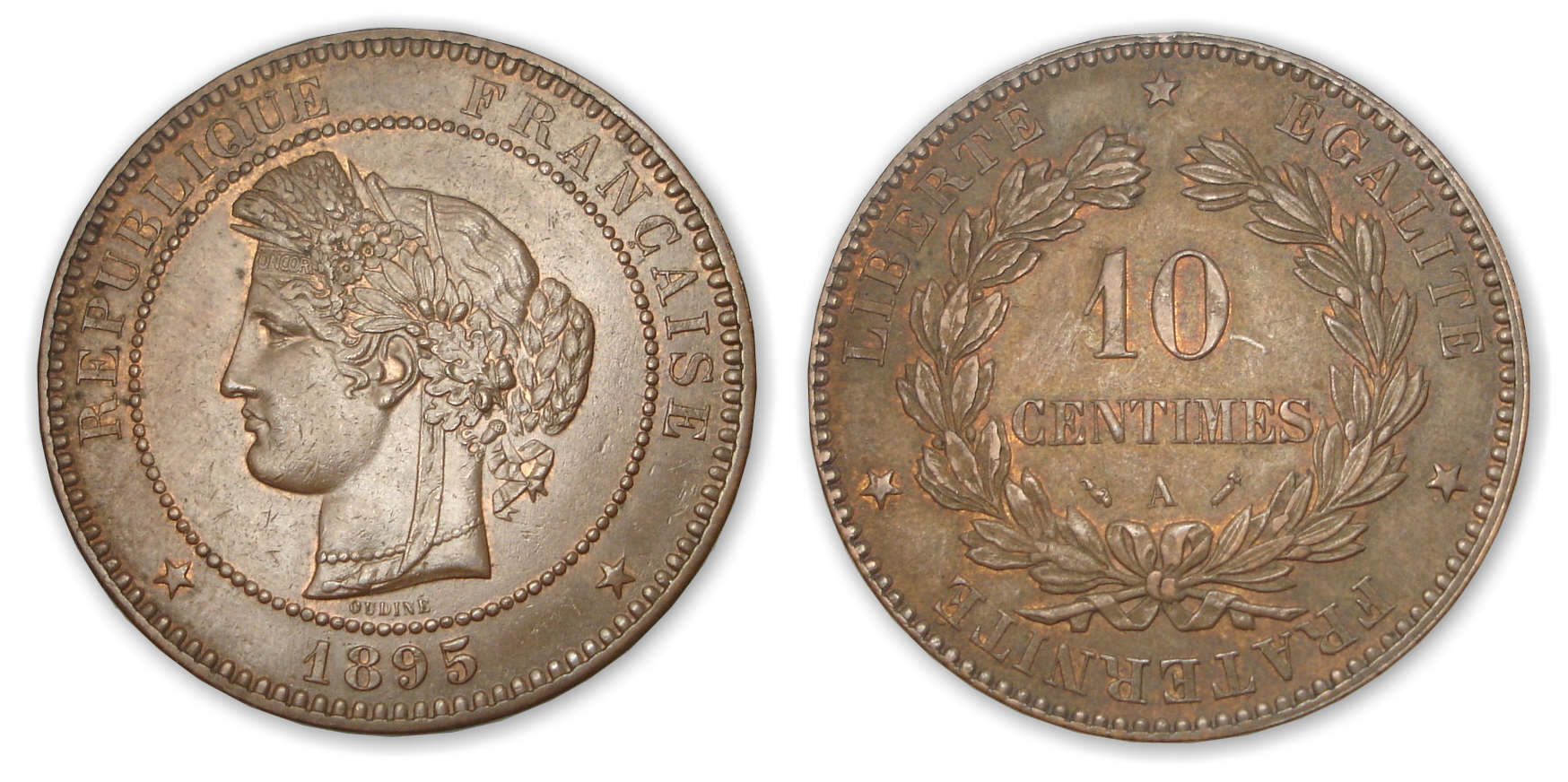 10 ctes Cérès 1895 A (Paris) 10 ctes Cérès 1895 A (Paris)