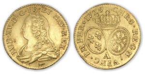 Louis XV - Louis d'or aux lunettes 1729 A (Paris)