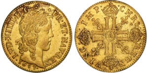 Louis XIV - Louis d’or à la mèche longue - 1651 A (Paris) Louis XIV - Louis d’or à la mèche longue - 1651 A (Paris)
