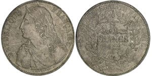 Deuxième république - 5 francs concours de Bouchon 1848 Deuxième république - 5 francs concours de Bouchon 1848