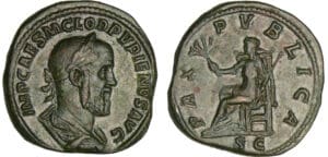 Pupien - Sesterce - (238, Rome) - La Paix