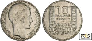 10 francs Turin argent - 1929 10 francs Turin argent - 1929