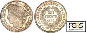 20 centimes Cérès - 1851 A (Paris) 20 centimes Cérès - 1851 A (Paris)