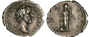 Antonin le Pieux - Denier (155, Rome) - La Fortune