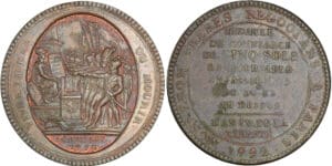Monneron de 5 sols 1792 - AN IV Monneron de 5 sols 1792 - AN IV
