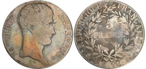 5 francs Napoléon empereur - An 14 L (Bayonne)
