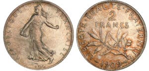 2 francs Semeuse - 1909 2 francs Semeuse - 1909