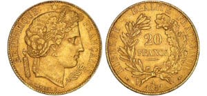 20 francs Cérès - 1851 A (Paris) 20 francs Cérès - 1851 A (Paris)