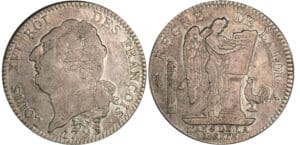 Ecu de 6 livres type FRANCOIS - 1793 A (Paris)