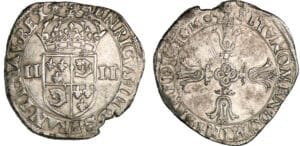 Henri IV - Quart d'écu du Dauphiné - 1603 Z (Grenoble)