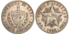 Cuba - 20 centavos 1932