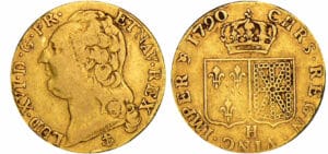 Louis XVI - Louis d’or au buste nu - 1790 H (La Rochelle) Louis XVI - Louis d’or au buste nu - 1790 H (La Rochelle)