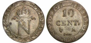 10 centimes Napoléon Ier - 1808 A (Paris)
