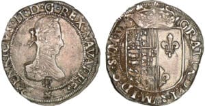 Navarre - Henri III de Navarre, II de Béarn - Franc 1583 (Saint-Palais) Navarre - Henri III de Navarre, II de Béarn - Franc 1583 (Saint-Palais)