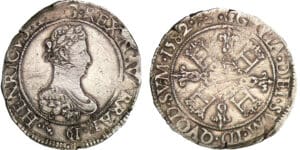 Navarre - Henri III de Navarre, II de Béarn - Franc 1582 (Saint-Palais) Navarre - Henri III de Navarre, II de Béarn - Franc 1582 (Saint-Palais)