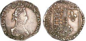 Navarre - Henri III de Navarre, II de Béarn - Franc 1582 (Saint-Palais) Navarre - Henri III de Navarre, II de Béarn - Franc 1582 (Saint-Palais)