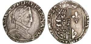 Navarre - Henri III de Navarre, II de Béarn - Franc 1583 (Saint-Palais) Navarre - Henri III de Navarre, II de Béarn - Franc 1583 (Saint-Palais)