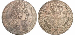 Louis XIV - Ecu aux 3 couronnes - 1713 X (Amiens) Louis XIV - Ecu aux 3 couronnes - 1713 X (Amiens)