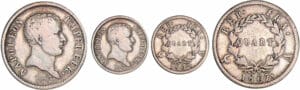 1/4 de franc Napoléon Ier tête nue - Tête de nègre - 1807 A (Paris)
