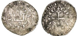Aquitaine - Edouard III - Gros à la porte Aquitaine - Edouard III - Gros à la porte