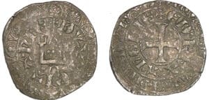 Aquitaine - Edouard III - Gros à la porte Aquitaine - Edouard III - Gros à la porte