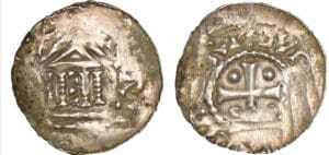 Lorraine - Evêché de Metz - Thierry II et Henri II - Denier Lorraine - Evêché de Metz - Thierry II et Henri II - Denier