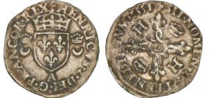 Henri II - Douzain aux croissants - 1551 A (Paris)