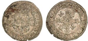 Henri II - Douzain du Dauphiné aux croissants - 1552 (Grenoble)