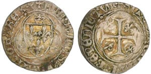 Louis XI - Blanc à la couronne - Saint-Lô