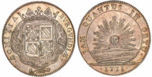 Jeton - Bourgogne - Le Dauphin Louis 1713 Jeton - Bourgogne - Le Dauphin Louis 1713