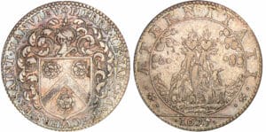 Jeton - Pierre le Marchand, seigneur de St-Manvieu 1627 Jeton - Pierre le Marchand, seigneur de St-Manvieu 1627