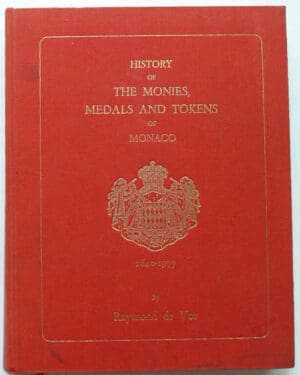Raymond de VOS - monnaies, métailles de MONACO 1977